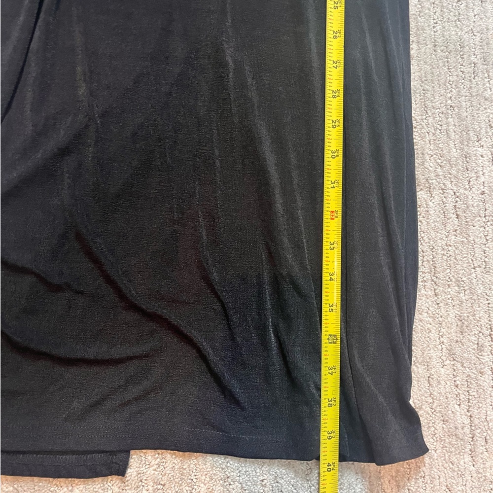 Can’t Miss Black Maxi Sheer Breathable cover up-Medium - Picture 8 of 11